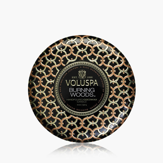 Burning Woods - 3 Wick Tin Candle