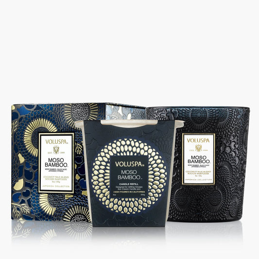 Moso Bamboo - Classic Candle & Refill