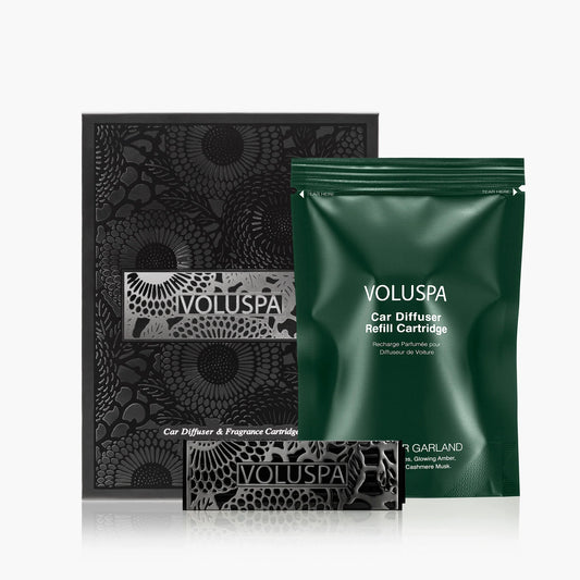 Noble Fir Garland - Car Diffuser Starter Kit