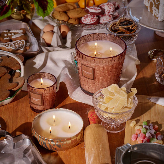 Gingerbread Chalet - 3 Wick Hearth Candle