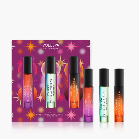 Holiday Warm & Spiced Travel Trio - Eau De Parfum Gift Set